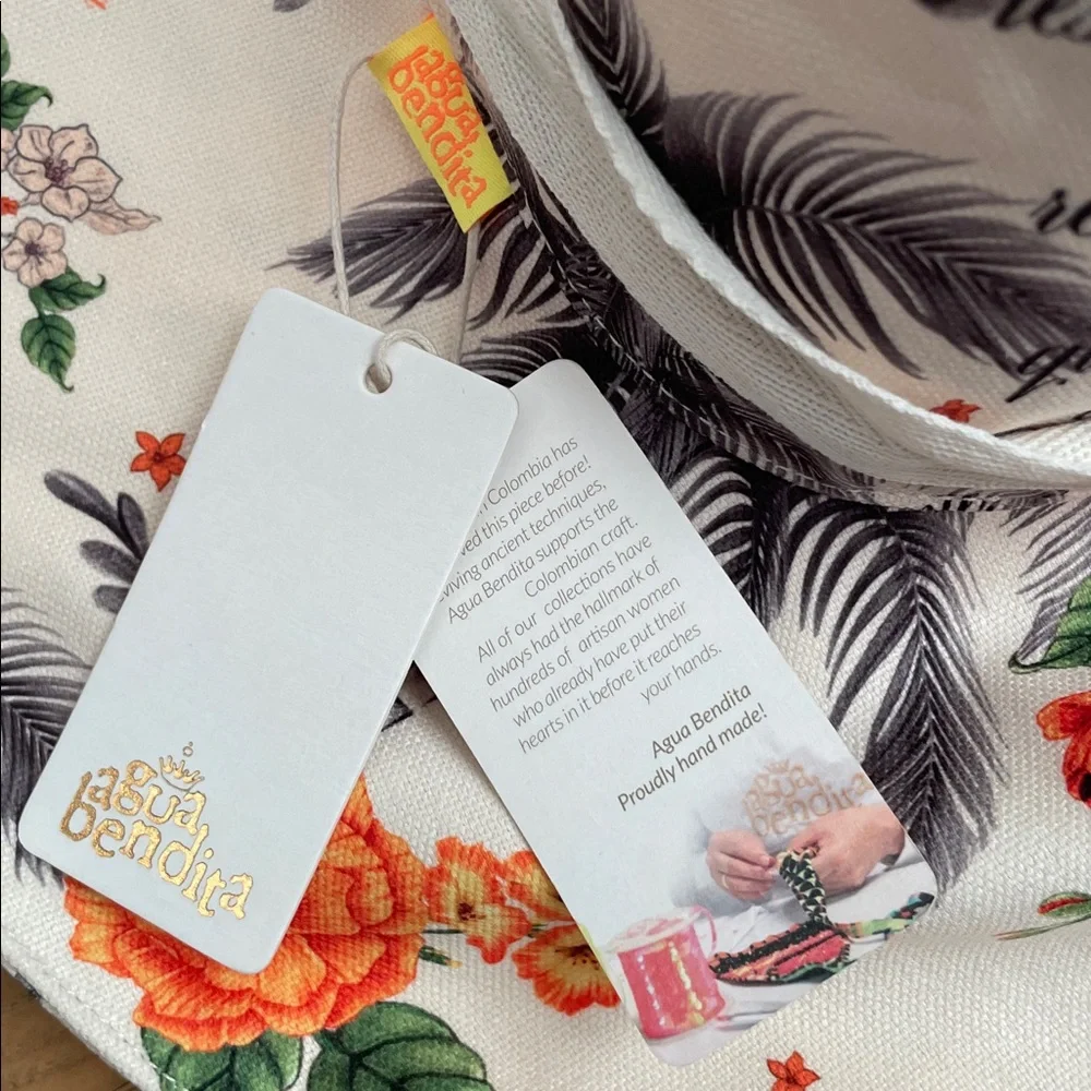 Agua Bendita Elektra Ete Floppy Hat, NWT